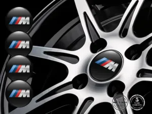 BMW Rim Domed Stickers High Quality Quantum Prism